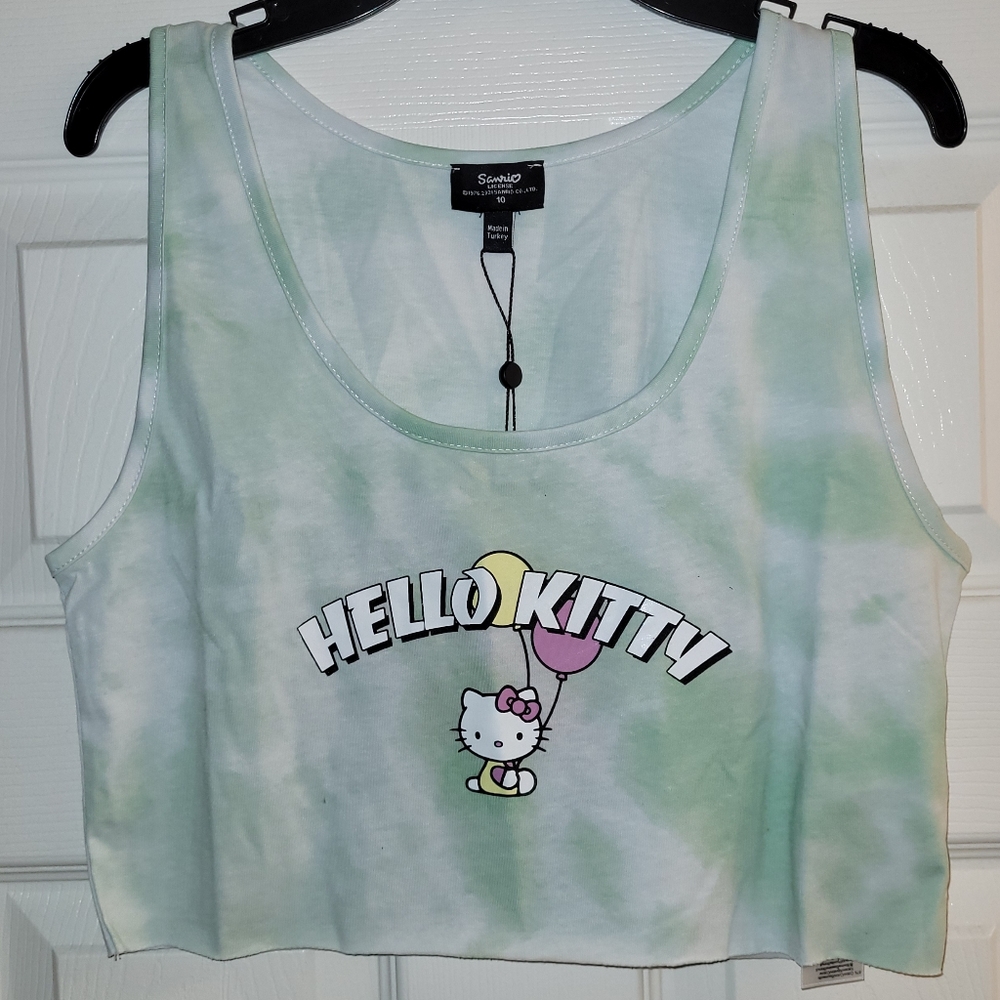 Dolls Kill Sanrio Hello Kitty Balloon Crop Top